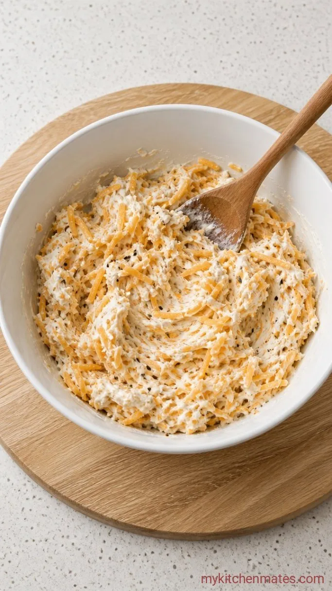 Step 1: Mix the Cheese Base