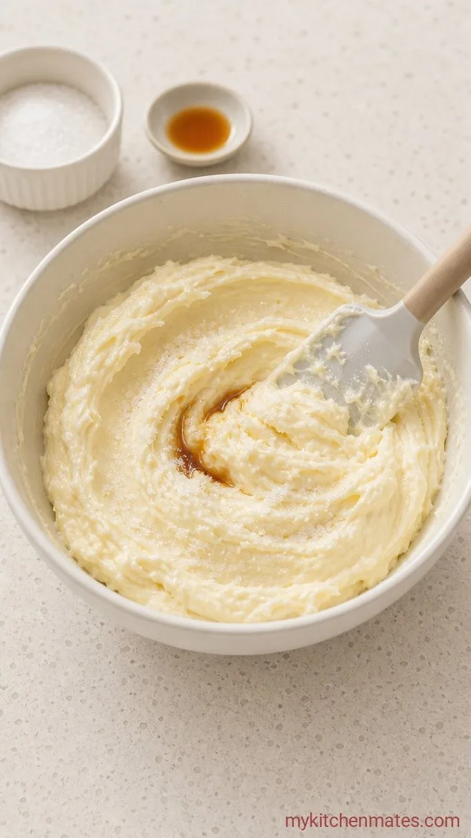 Quick Blueberry Cheesecake Rolls (with Crescent Dough) Step 1: Mix the Cheesecake Filling