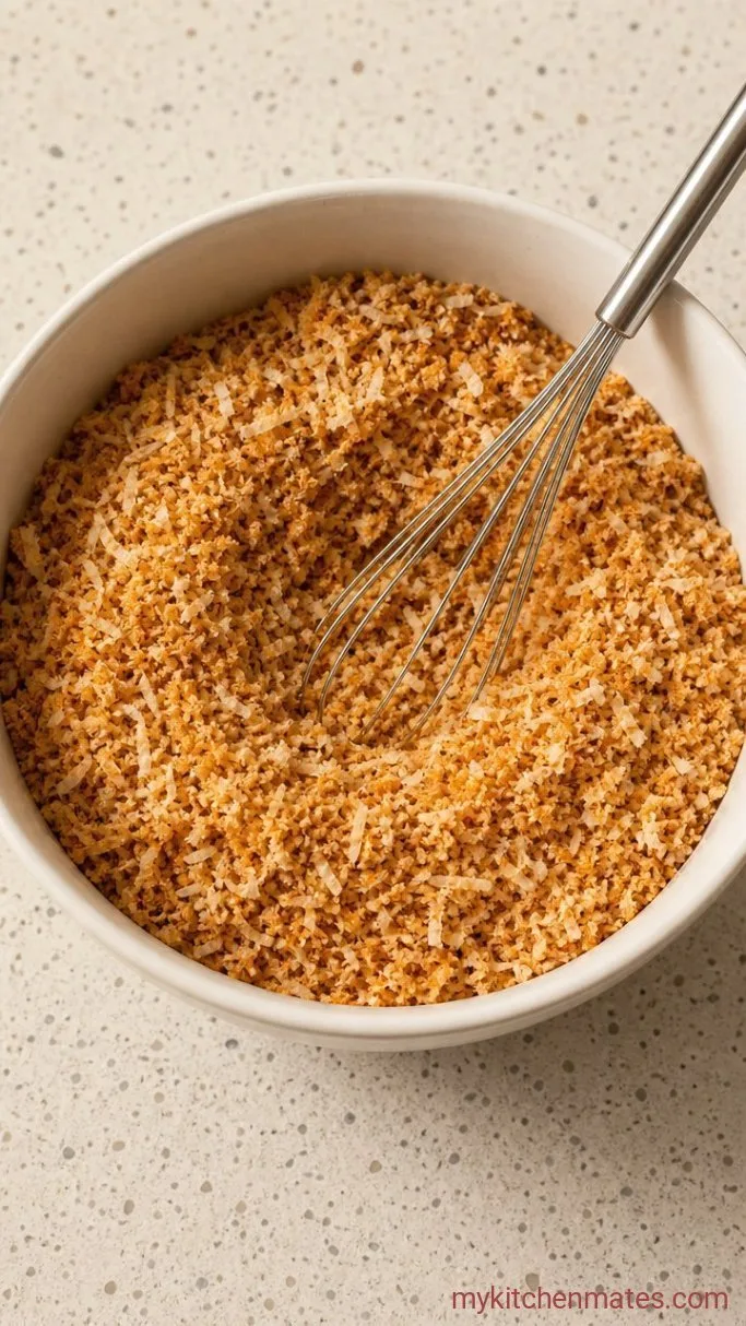 Step 1: Mix the Coconut Breading