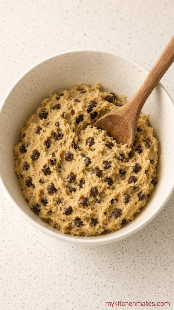 Quick Small-Batch Air Fryer Cookies Step 1: Mix the Cookie Dough