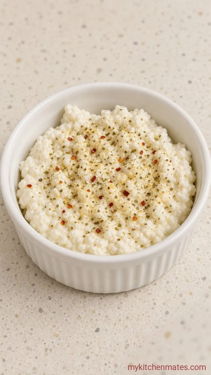 Low Carb Cottage Cheese Pizza Bowl (Ready in 10 Minutes) Step 1: Mix the Cottage Cheese Base