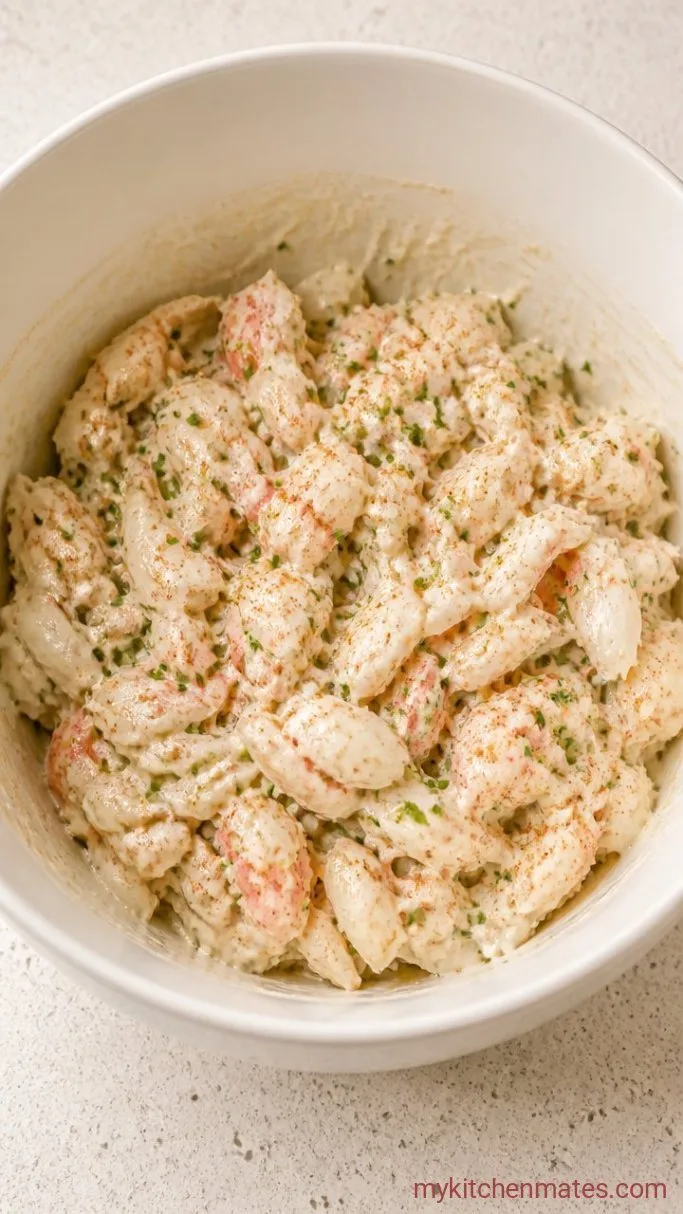 Step 1: Mix the Crab Filling