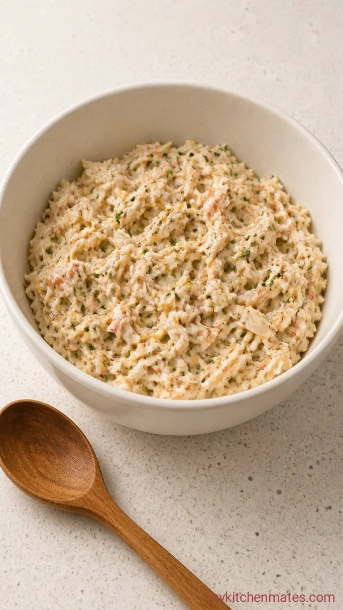 Step 1: Mix the Crab Filling