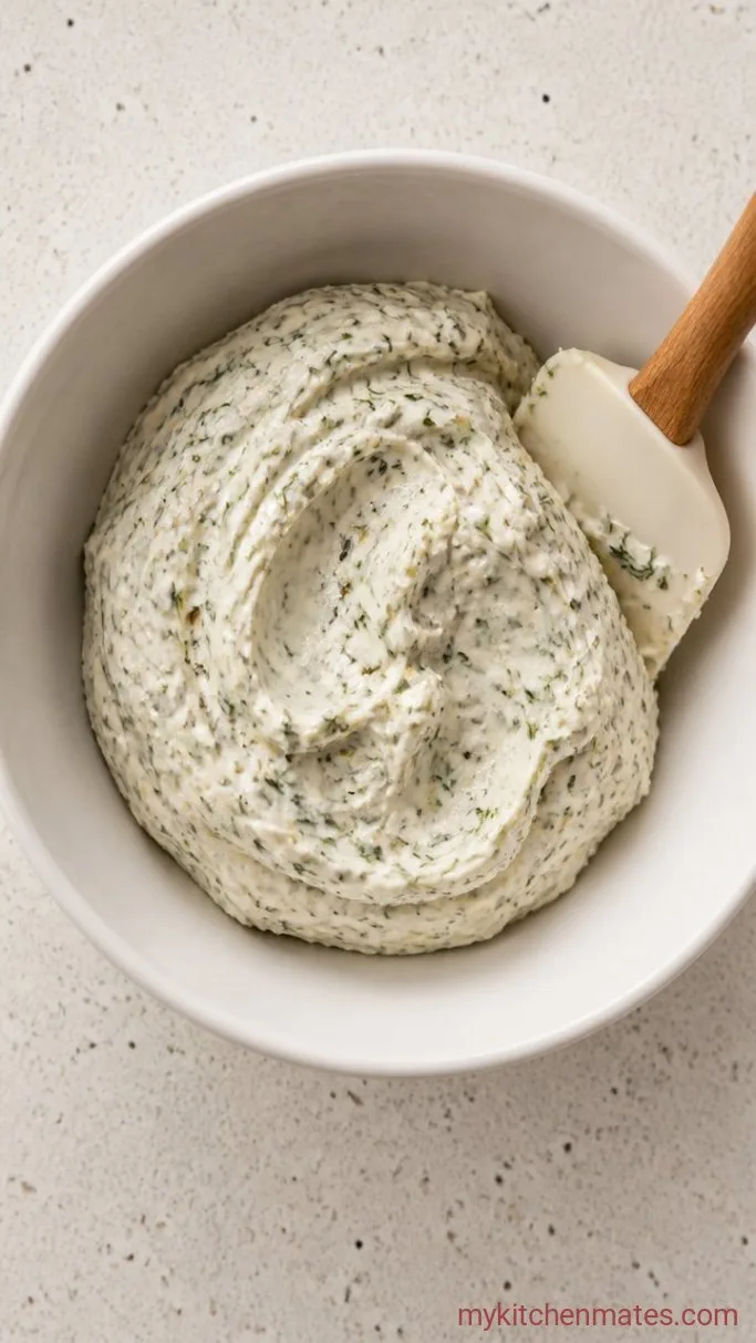 10-Minute Smoked Salmon Canapes Step 1: Mix the Dill Cream Cheese