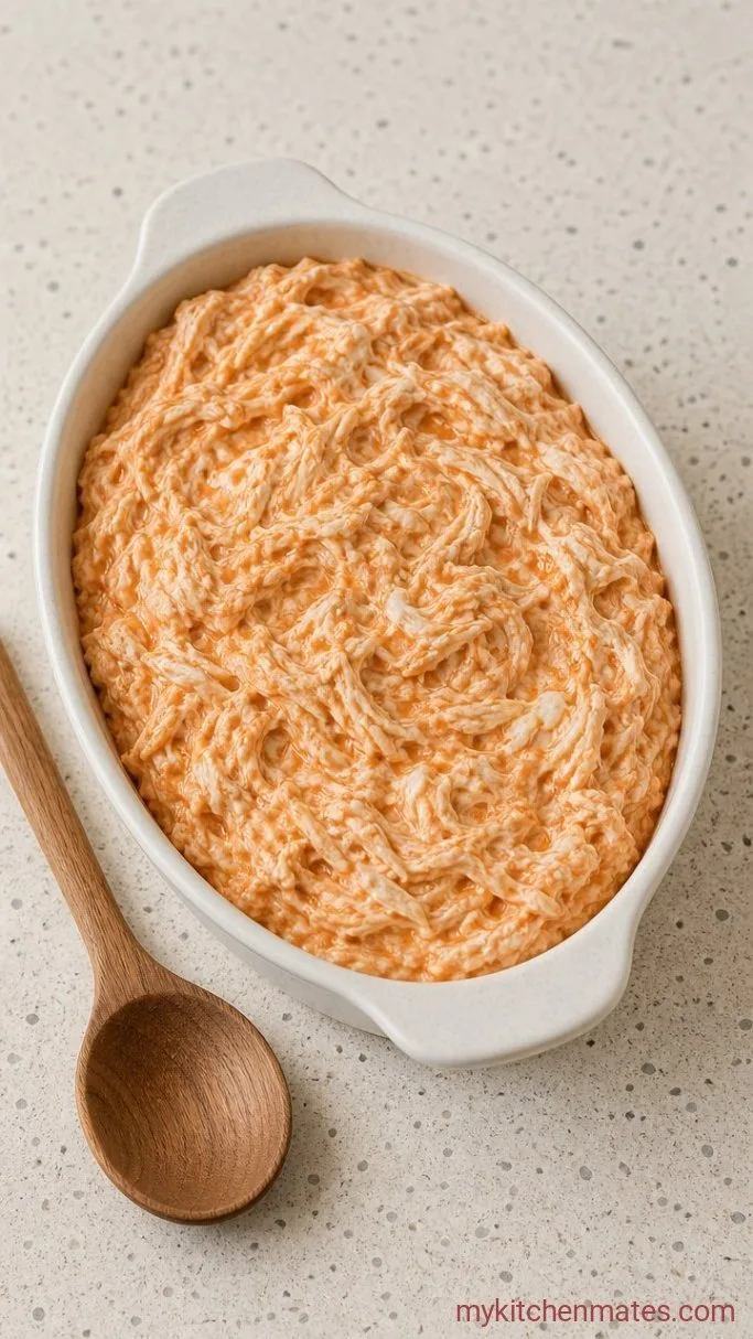 30-Minute Dairy Free Buffalo Chicken Dip Step 1: Mix the Dip Base