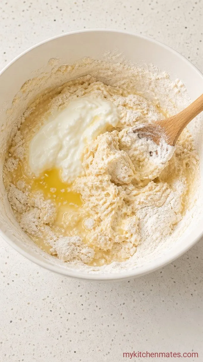 Soft & Chewy Gluten-Free Naan Bread (Ready in 25 Minutes) Step 1: Mix the Dough