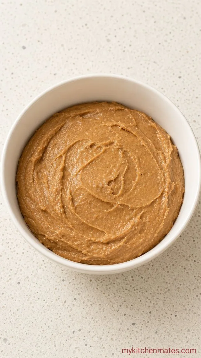 Quick 3-Ingredient Peanut Butter Cookies Step 1: Mix the Dough