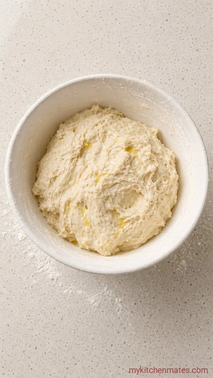 Gluten Free Baguette That's Light and Crusty Step 1: Mix the Dough