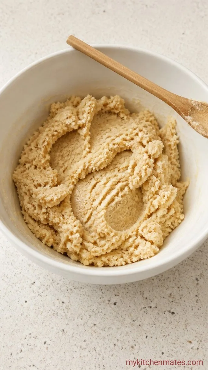 Crisp and Buttery Brown Sugar Shortbread Cookies Step 1: Mix the Dough