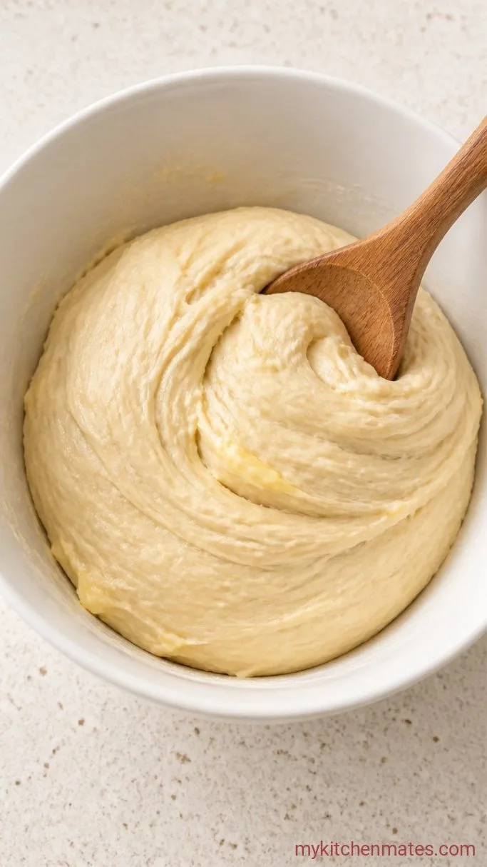 Gooey Cinnamon Roll Bars (No Yeast Needed) Step 1: Mix the Dough