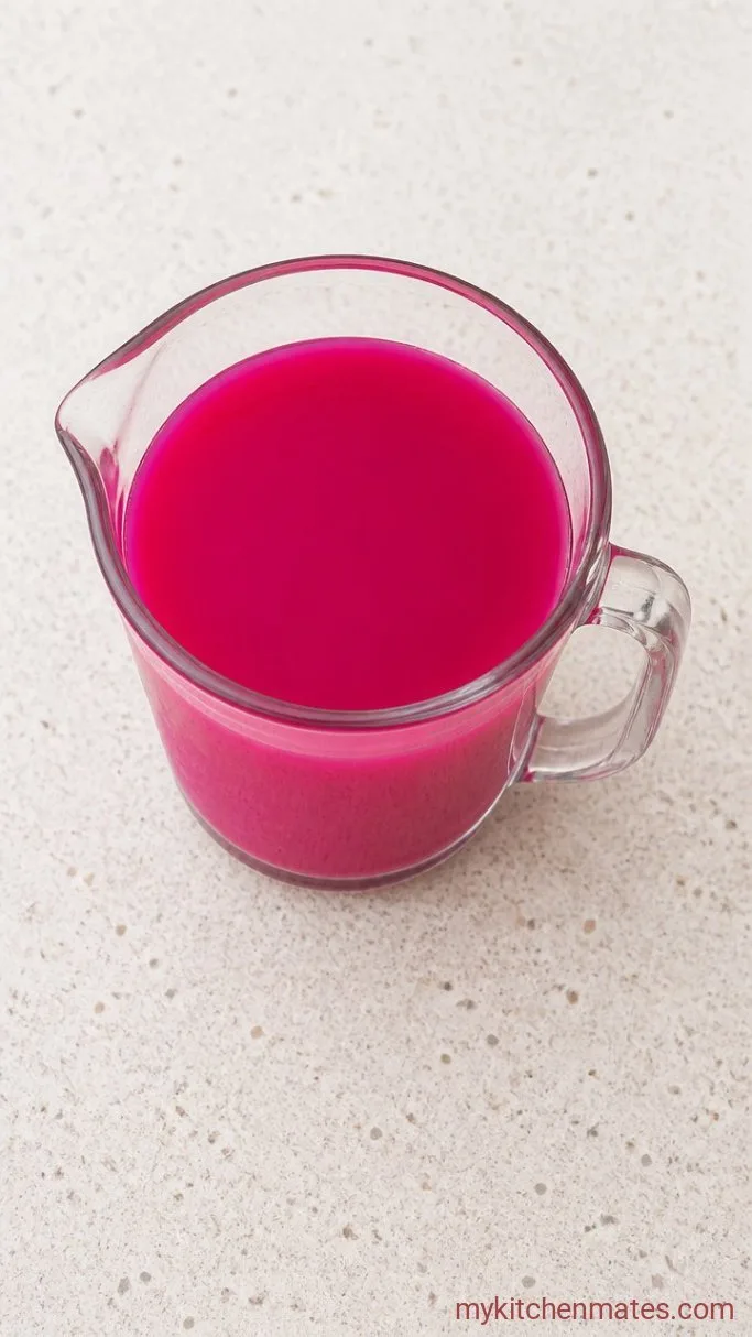 Step 1: Mix the Dragonfruit Base