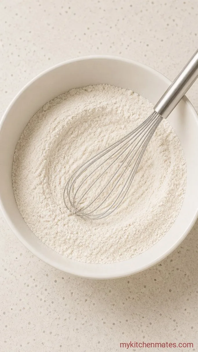 Fluffy Sheet Pan Pancakes (No Flipping Required) Step 1: Mix the Dry Ingredients