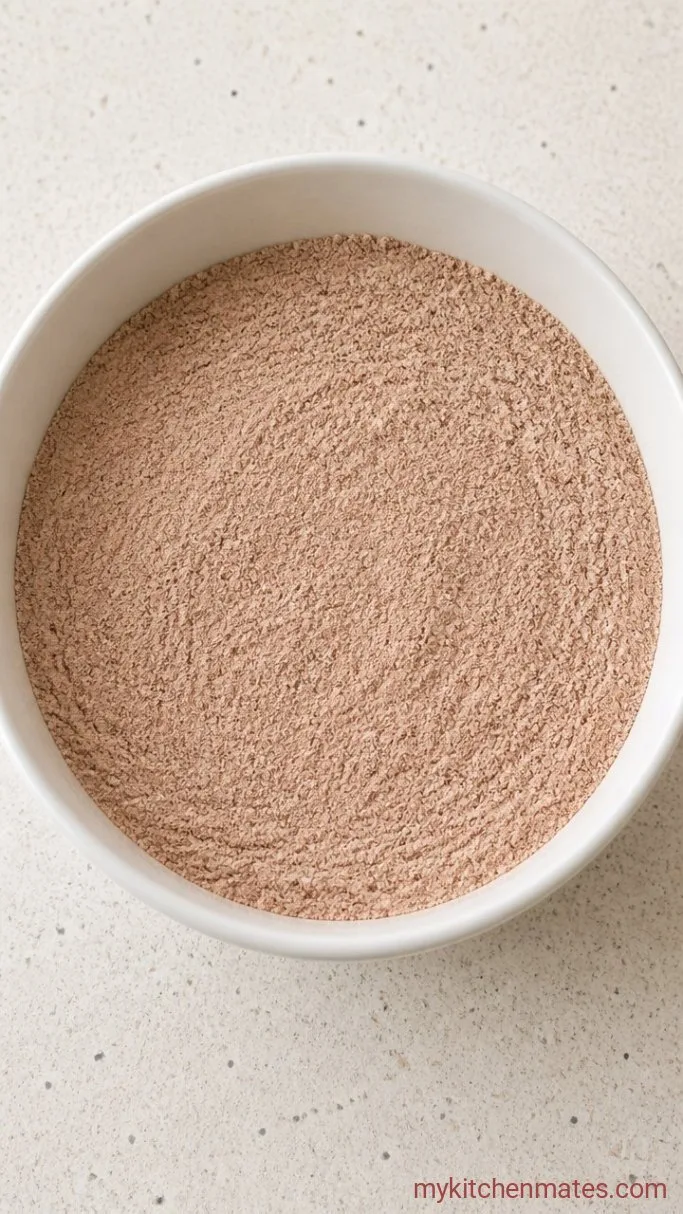 Super Moist Red Velvet Loaf Cake with Cream Cheese Glaze Step 1: Mix the Dry Ingredients