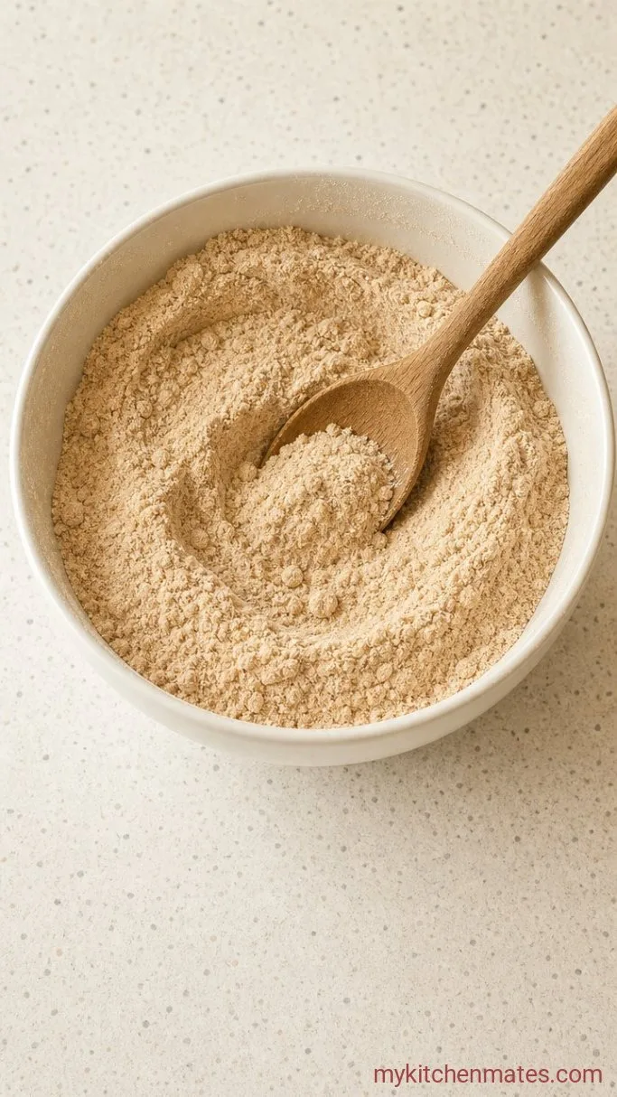 High Protein Carrot Cake with Cream Cheese Frosting Step 1: Mix the Dry Ingredients