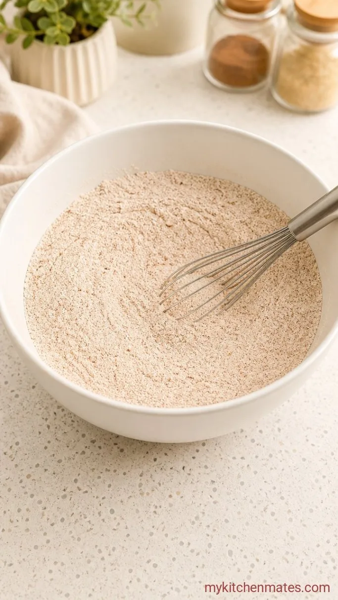 Moist Greek Yogurt Pumpkin Bread Step 1: Mix the Dry Ingredients