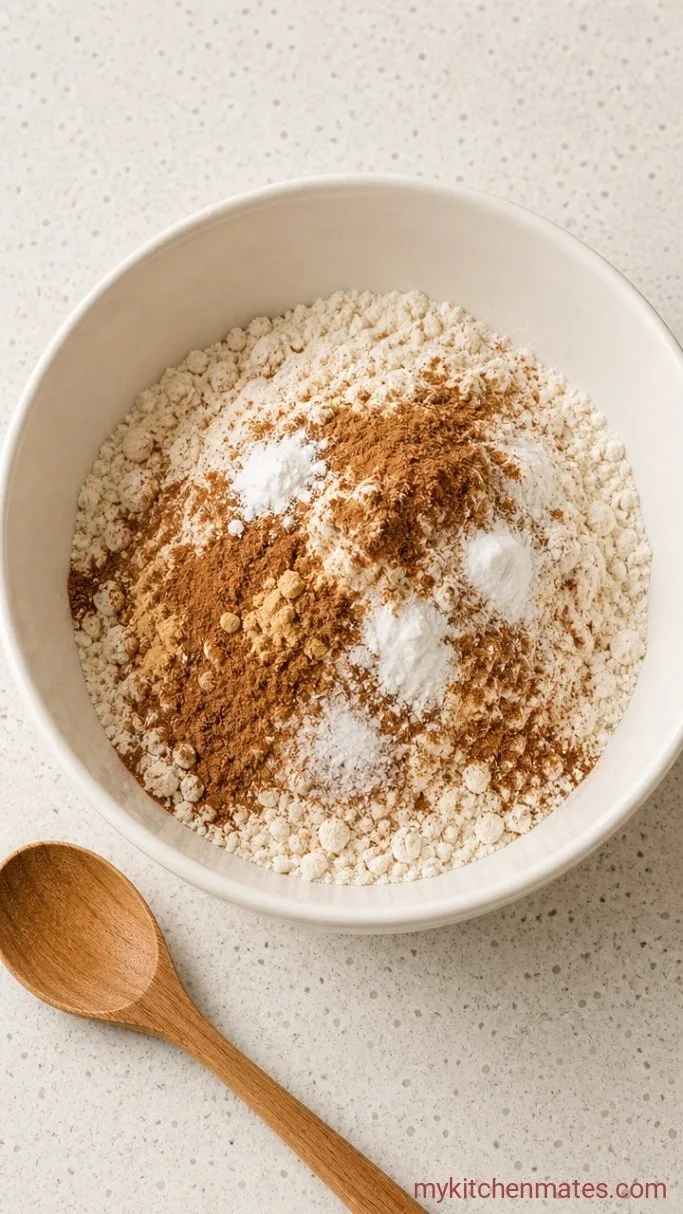 Moist Vegan Pumpkin Muffins (One Bowl, No Weird Ingredients) Step 1: Mix the Dry Ingredients
