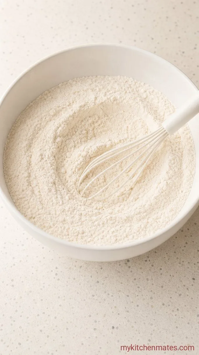 Quick Blueberry Muffin Bread (One Bowl, No Mixer) Step 1: Mix the Dry Ingredients