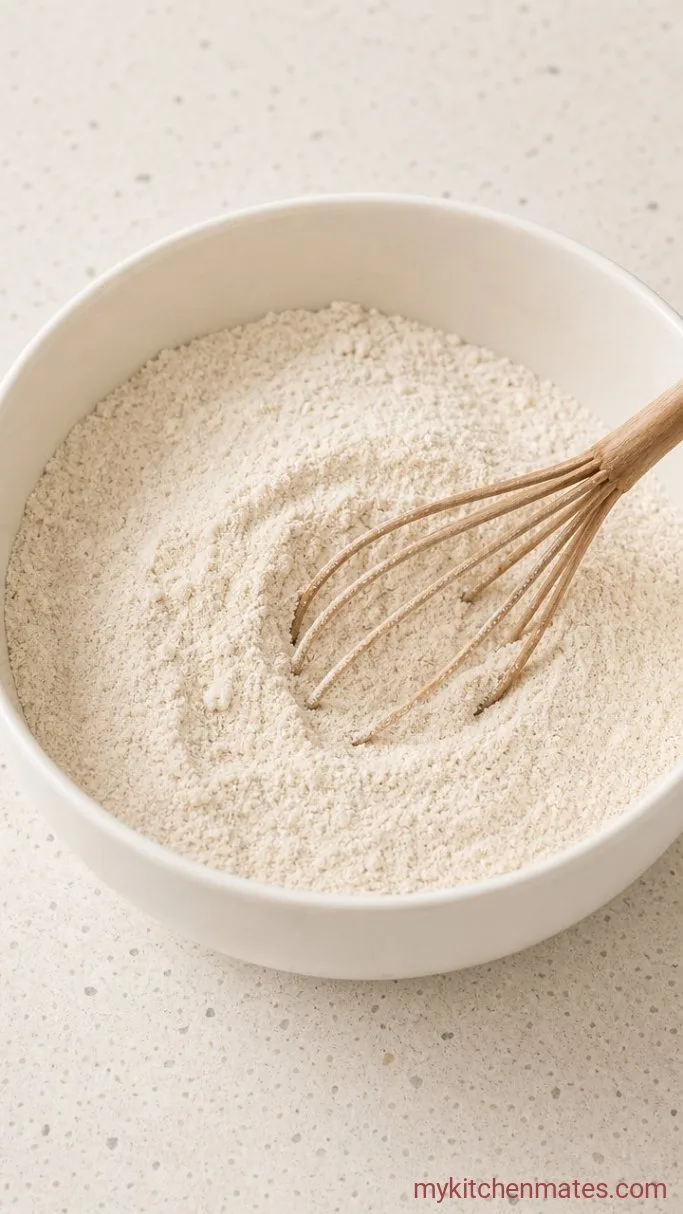 Easy Blueberry Quick Bread (No Mixer Needed) Step 1: Mix the Dry Ingredients