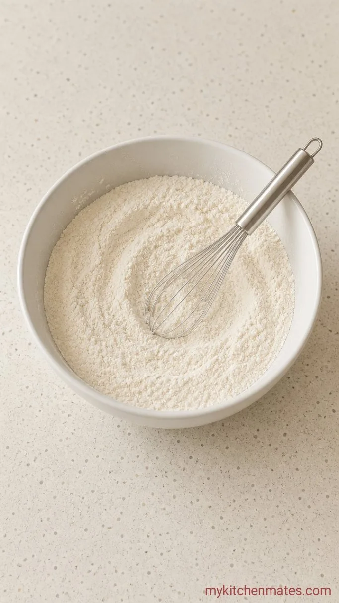 Soft and Chewy Christmas Snickerdoodle Cookies Step 1: Mix the Dry Ingredients