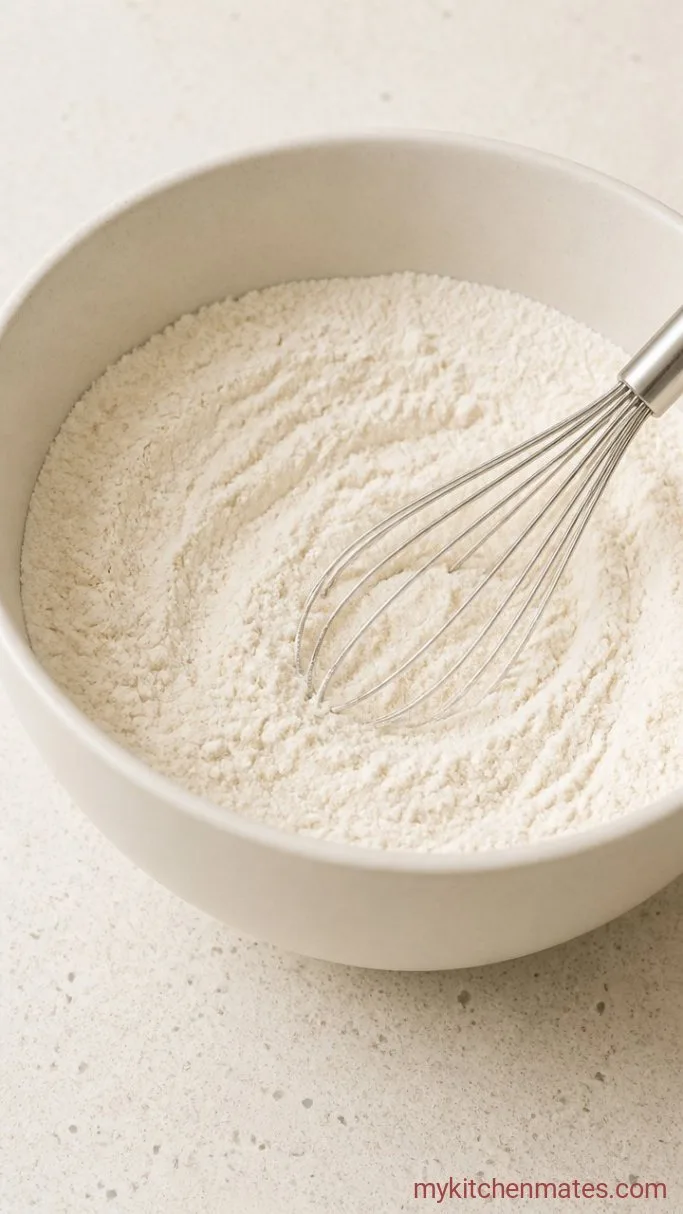 Bakery-Style Blueberry Chocolate Chip Muffins Step 1: Mix the Dry Ingredients