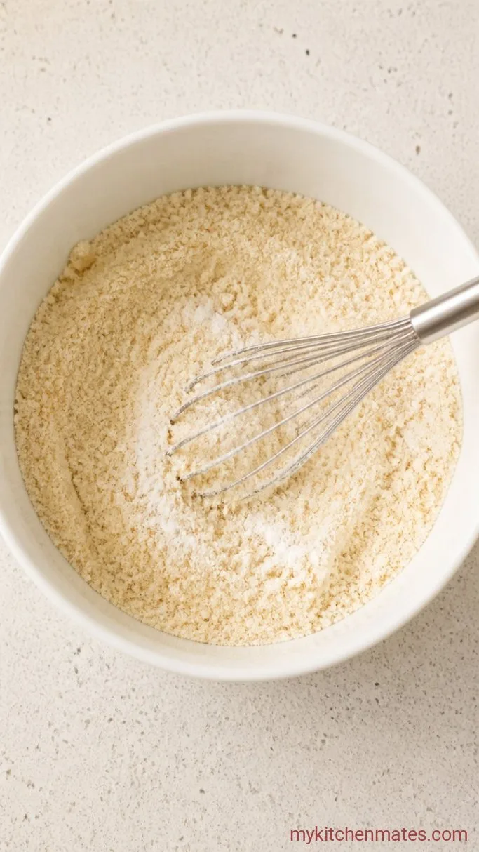 Moist Paleo Blueberry Muffins Step 1: Mix the Dry Ingredients