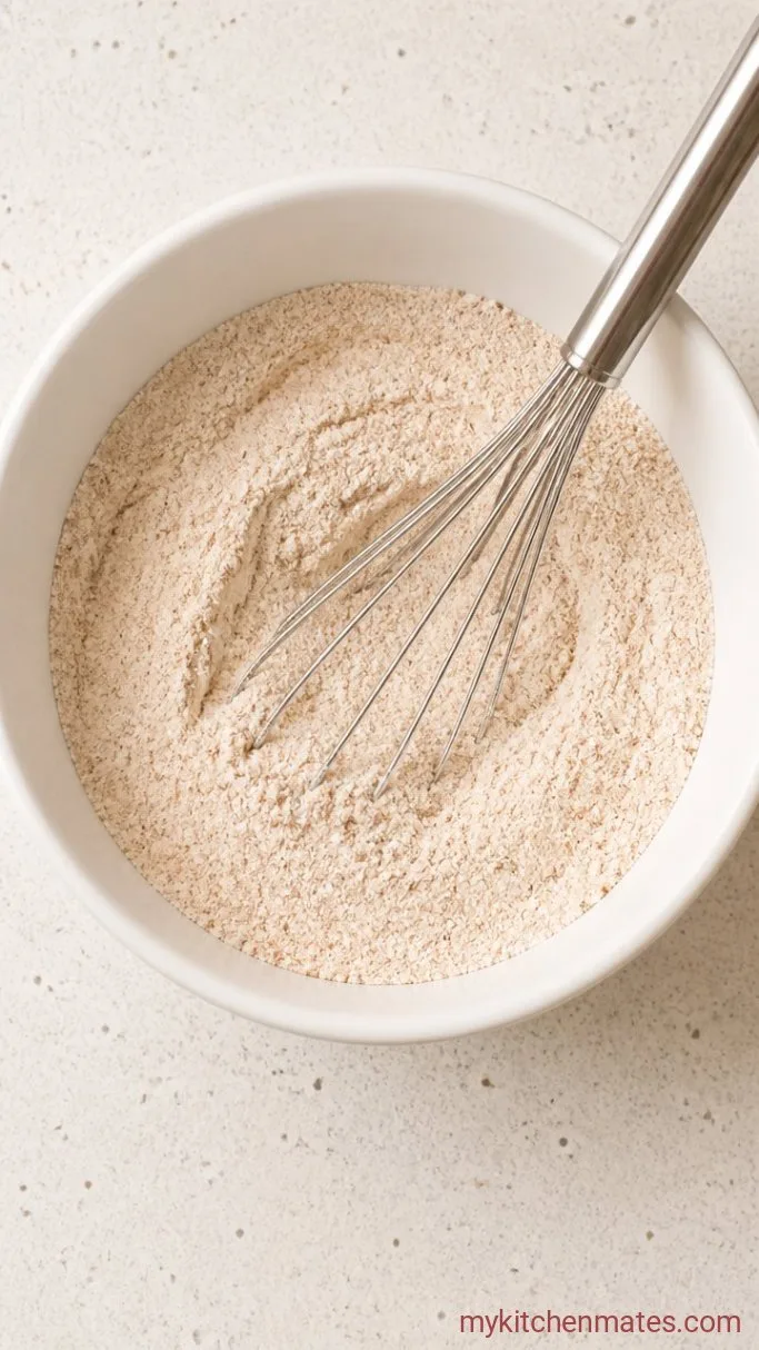 Carrot Muffins That Stay Moist for Days Step 1: Mix the Dry Ingredients