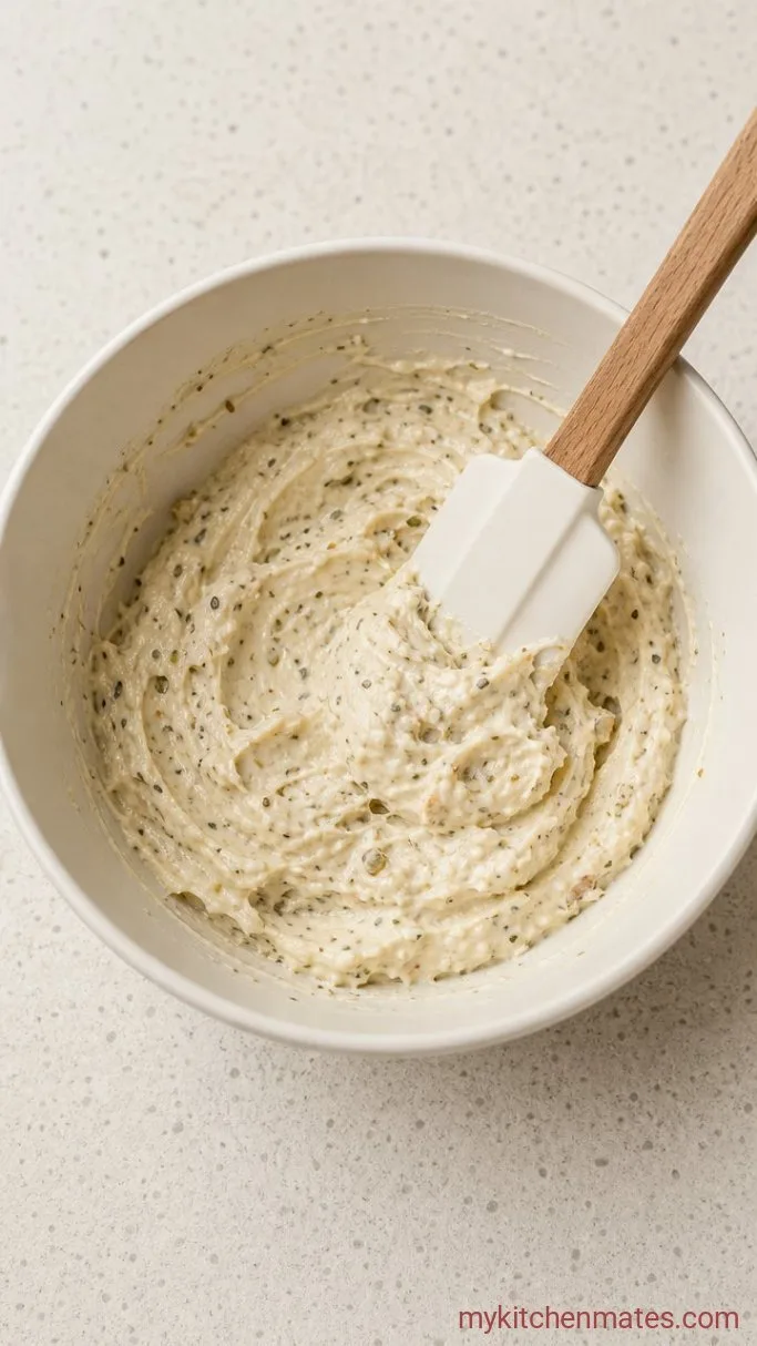 Step 1: Mix the Garlic Parmesan Spread