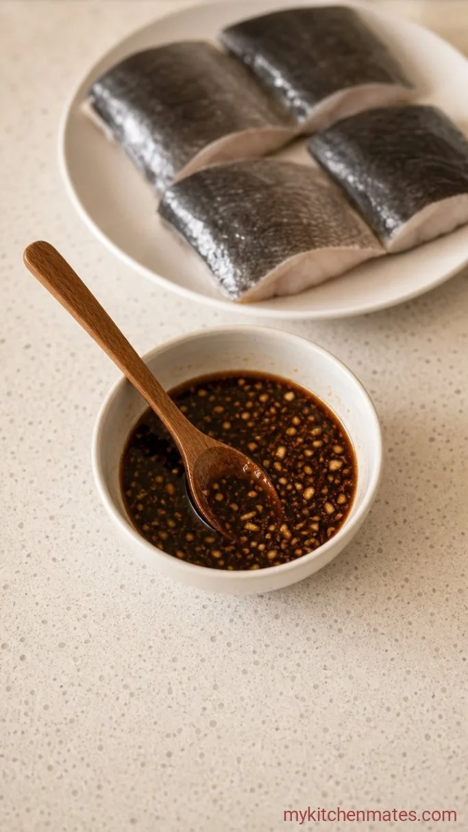 Quick Pan-Seared Black Cod with Soy Ginger Glaze Step 1: Mix the Glaze