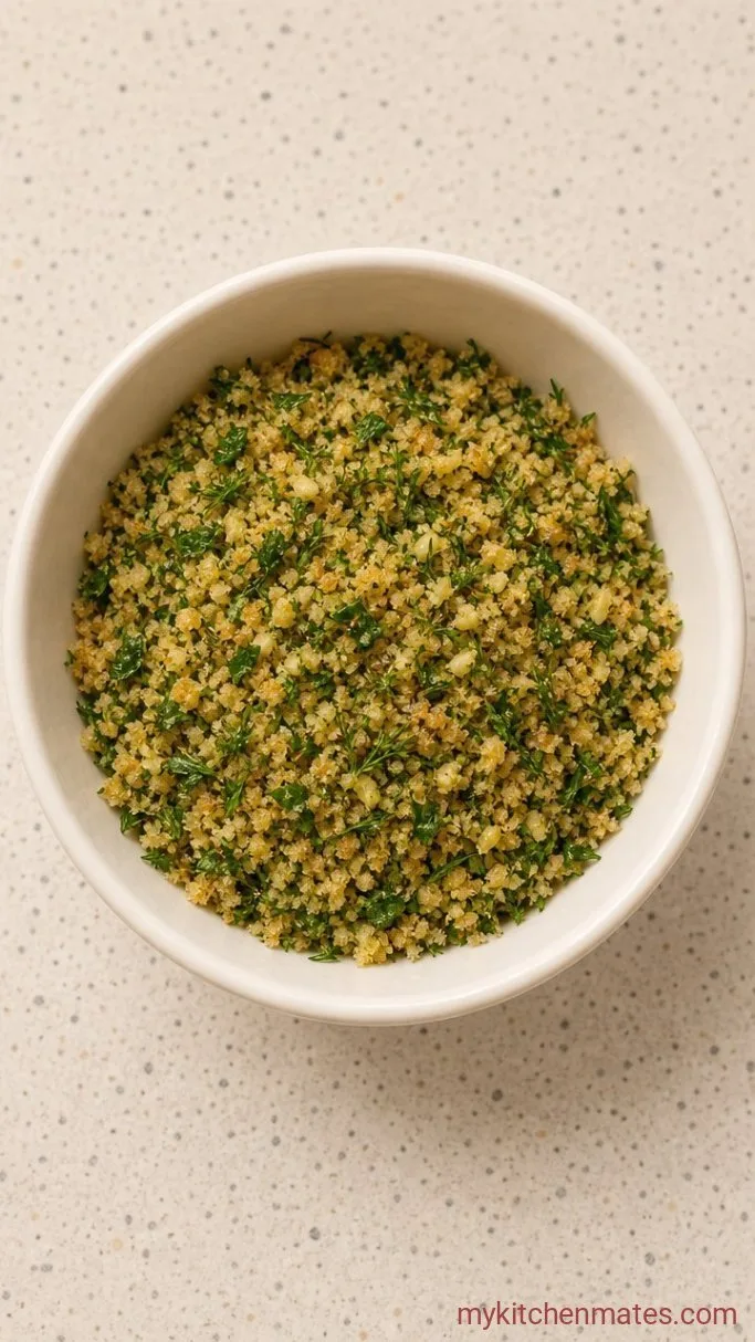 Herb Crusted Salmon (Ready in 25 Minutes) Step 1: Mix the Herb Crumb