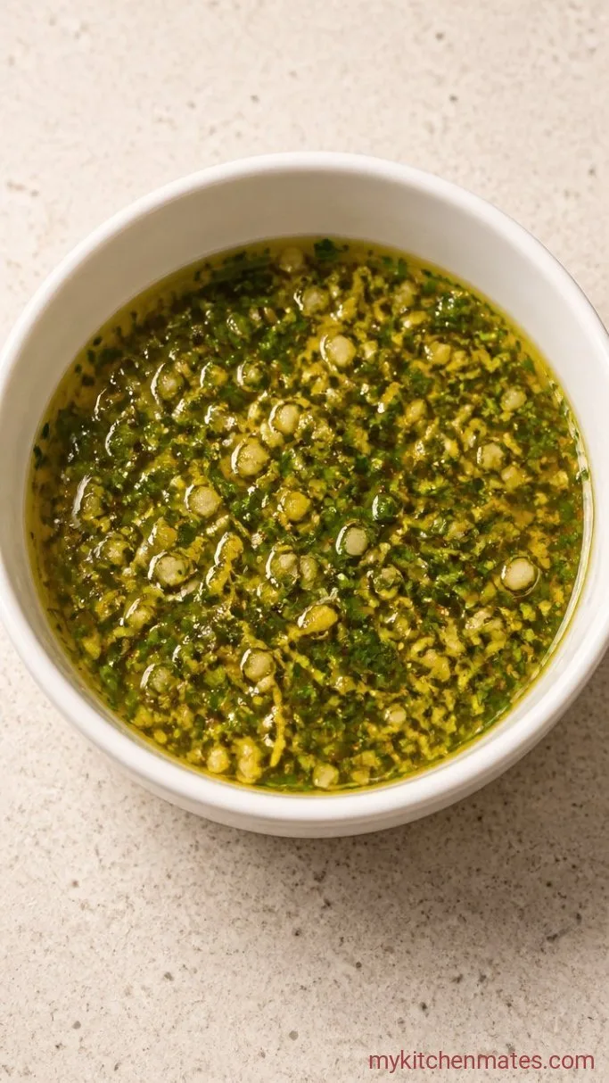 20-Minute Grilled Red Snapper with Lemon and Herbs Step 1: Mix the Herb Marinade