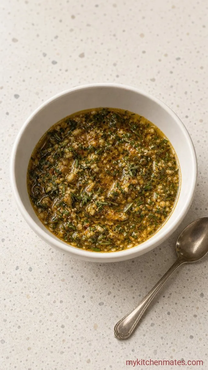 Juicy Air Fryer Roast Beef in 35 Minutes Step 1: Mix the Herb Paste