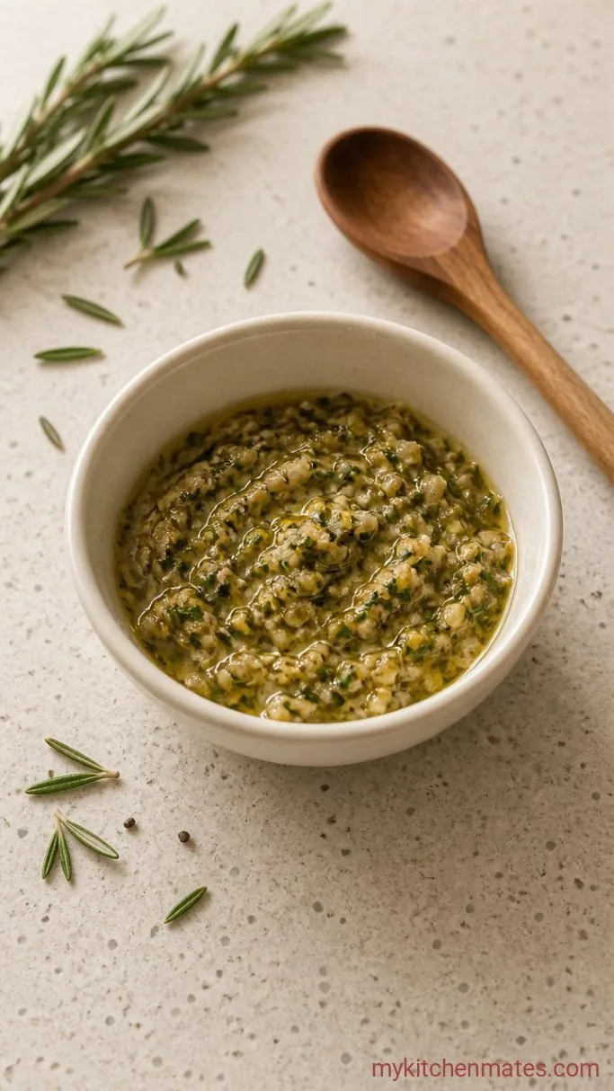 Step 1: Mix the Herb Paste