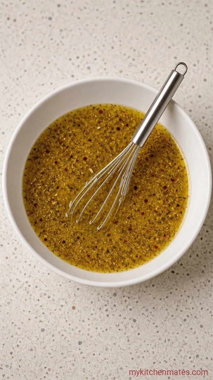 Juicy Grilled Mediterranean Chicken Kabobs Step 1: Mix the Marinade