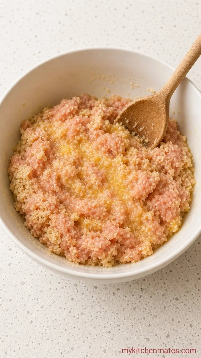Step 1: Mix the Meatball Base