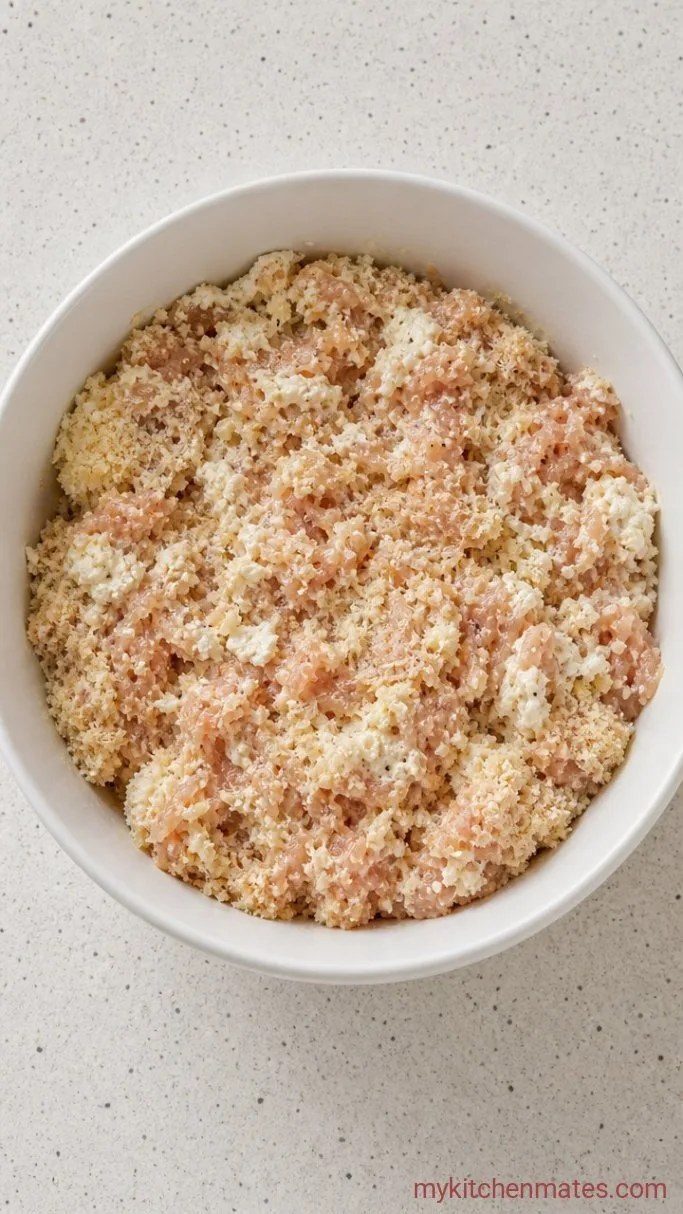 High Protein Meatballs (30 Minutes, Juicy & Easy) Step 1: Mix the Meatball Mixture