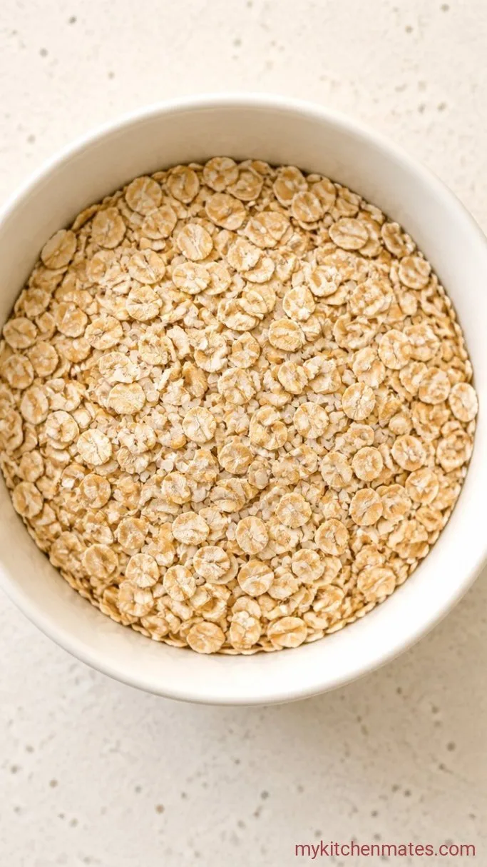 Chewy No-Bake Gluten Free Granola Bars Step 1: Mix the Oats and Salt