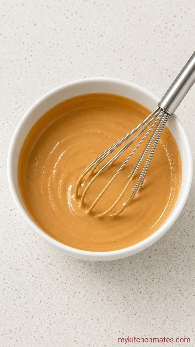 Step 1: Mix the Peanut Dipping Sauce