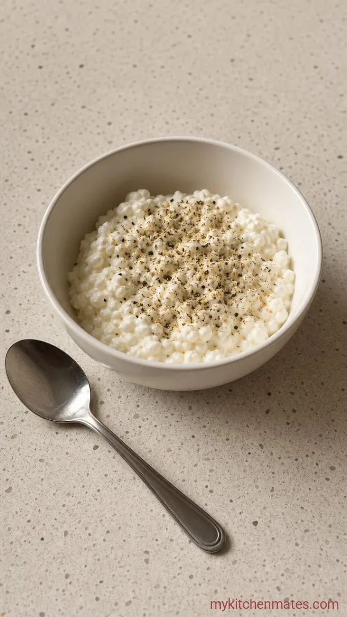Buffalo Chicken Cottage Cheese Bowl (High-Protein, 5-Minute) Step 1: Mix the Ranch Cottage Cheese