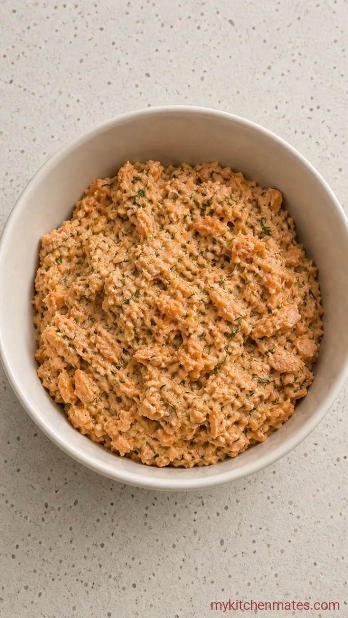 Step 1: Mix the Salmon Mixture
