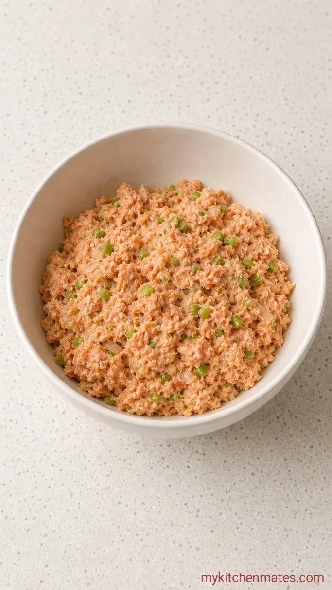 Step 1: Mix the Salmon Mixture