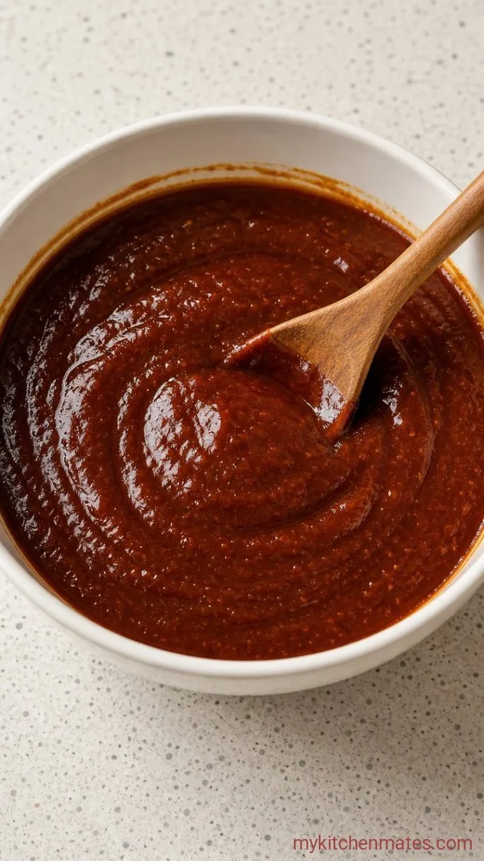 Oven-Baked Sticky BBQ Chicken Thighs Step 1: Mix the Sauce