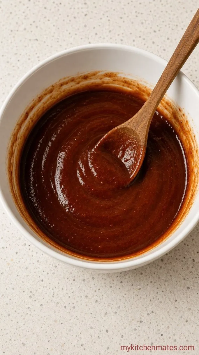 Oven-Baked Sticky Honey BBQ Chicken Thighs Step 1: Mix the Sauce