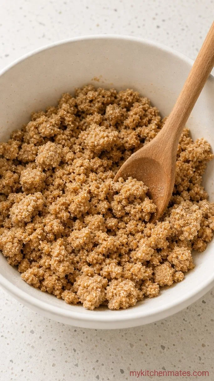 Step 1: Mix the Streusel