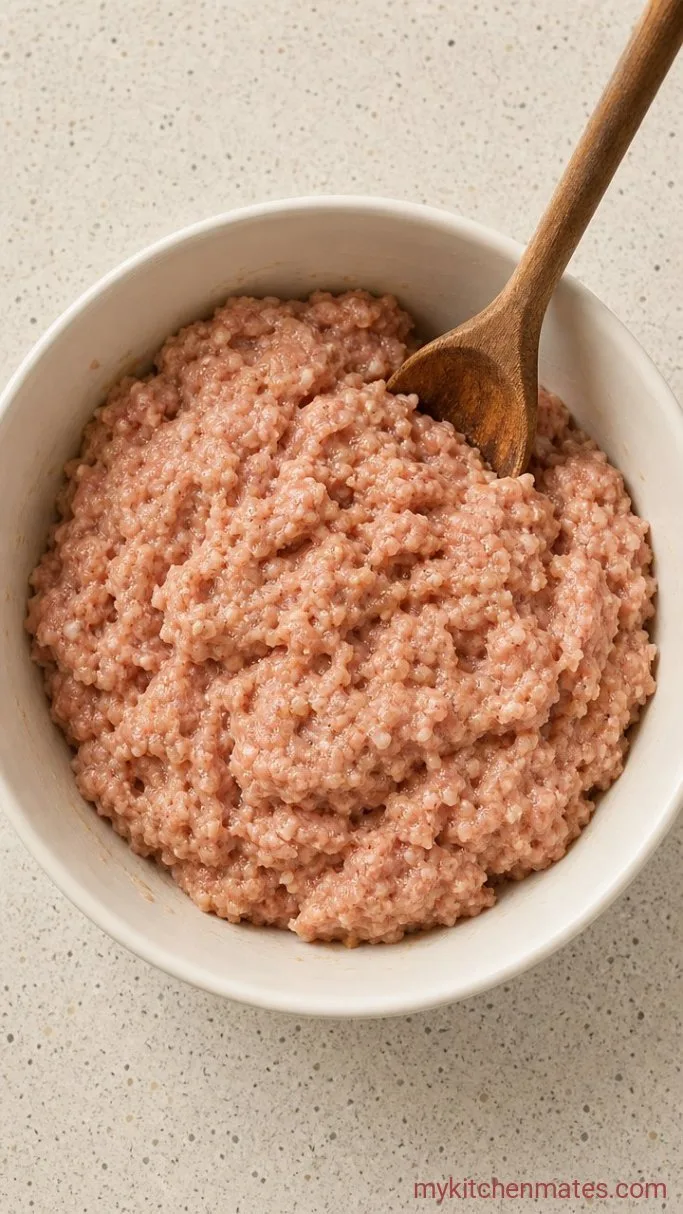 Step 1: Mix the Turkey Patty Base