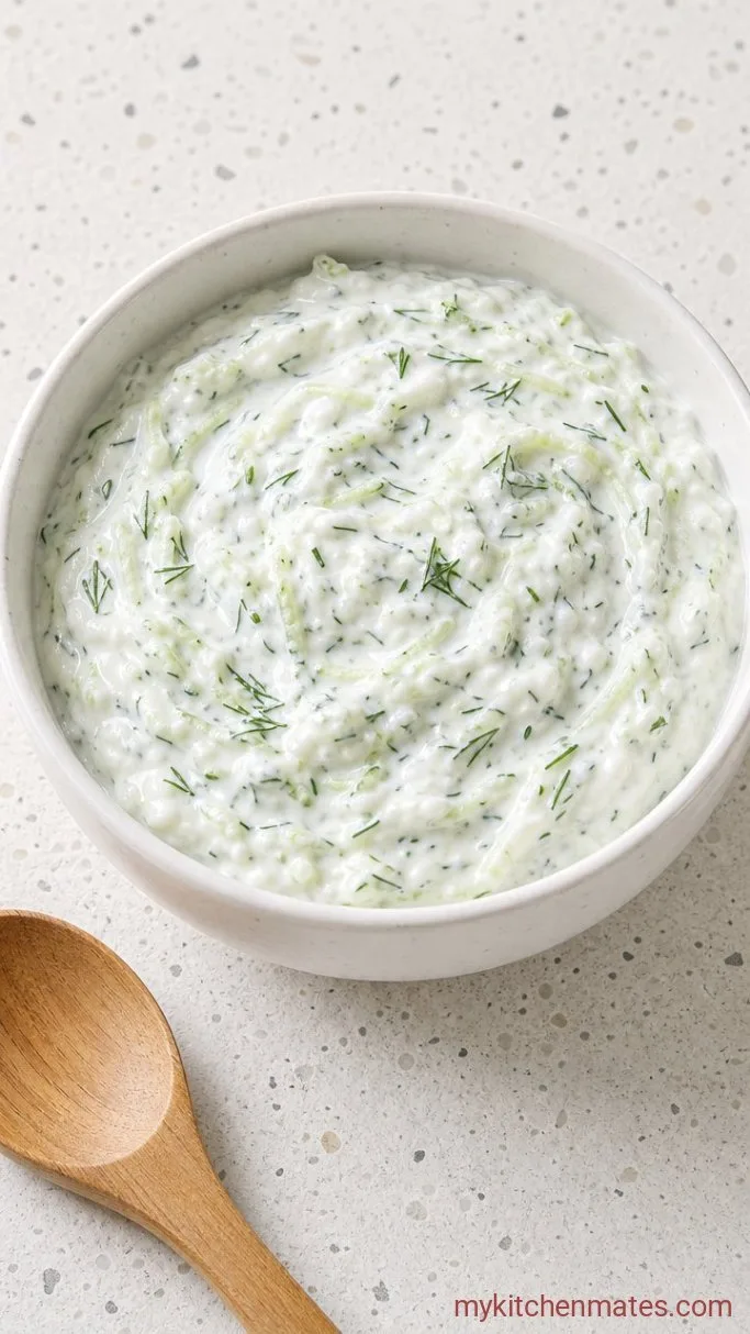 Step 1: Mix the Tzatziki