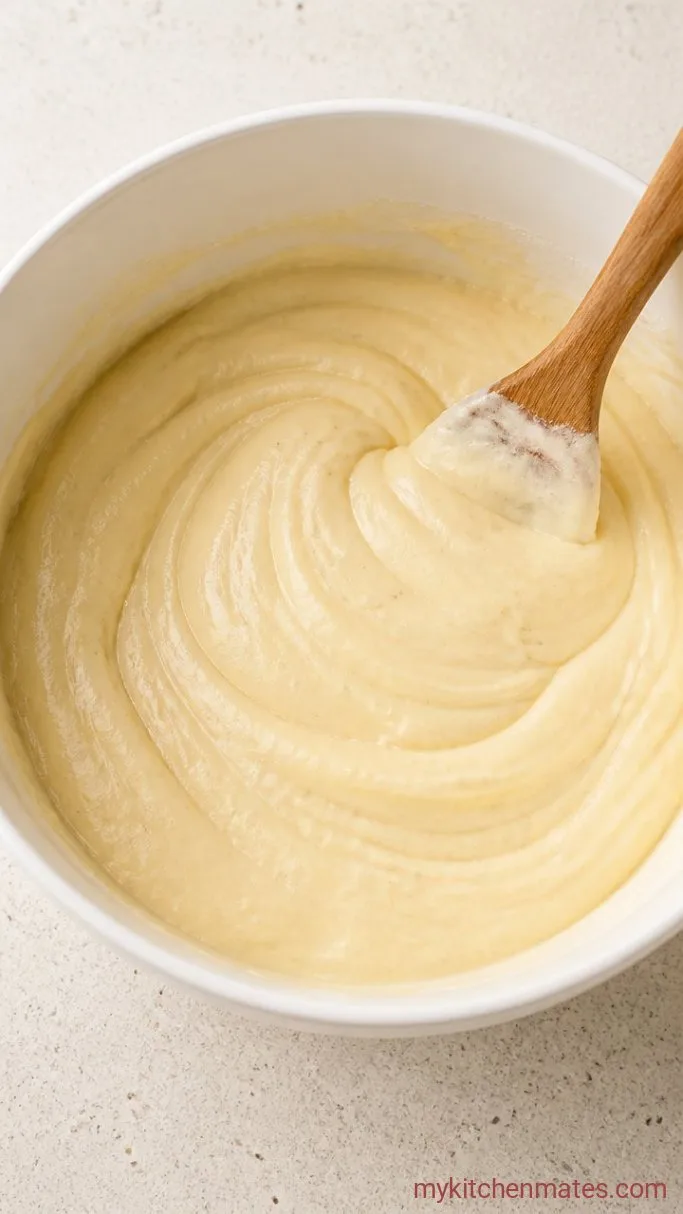 Step 1: Mix the Vanilla Sponge