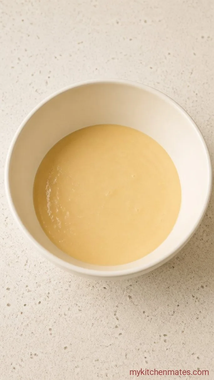 Fudgy High Protein Chocolate Muffins (Ready in 30 Minutes) Step 1: Mix the Wet Batter