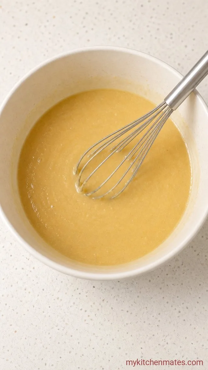 Step 1: Mix the Wet Ingredients and Sugar
