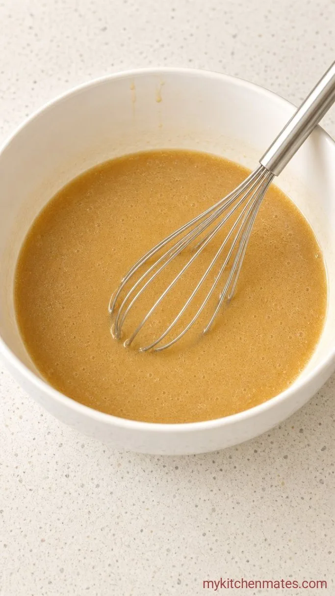 One-Bowl Sugar Free Chocolate Cake Step 1: Mix the Wet Ingredients
