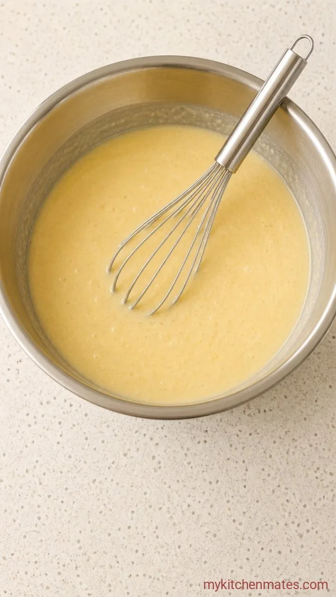 One-Bowl Zucchini Oatmeal Muffins Step 1: Mix the Wet Ingredients
